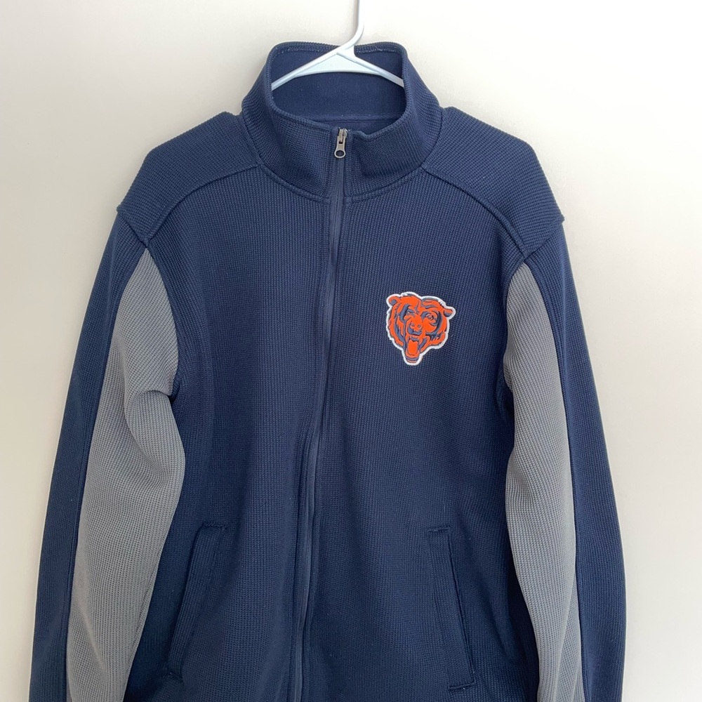 CHICAGO BEARS. NFL Navy and Gray Jacket